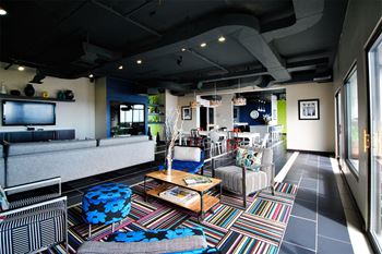 Resident lobby with lounge area